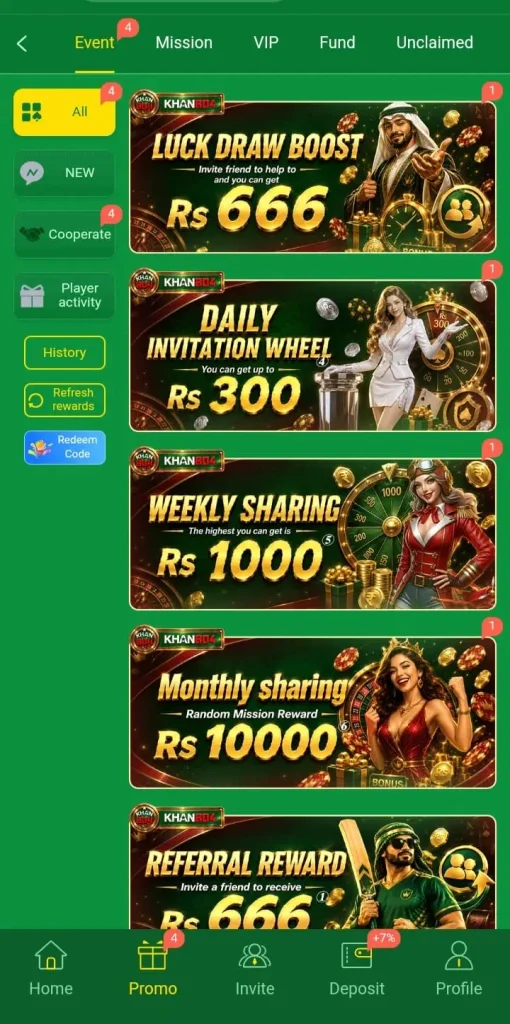 KHAN 804 Game free earning