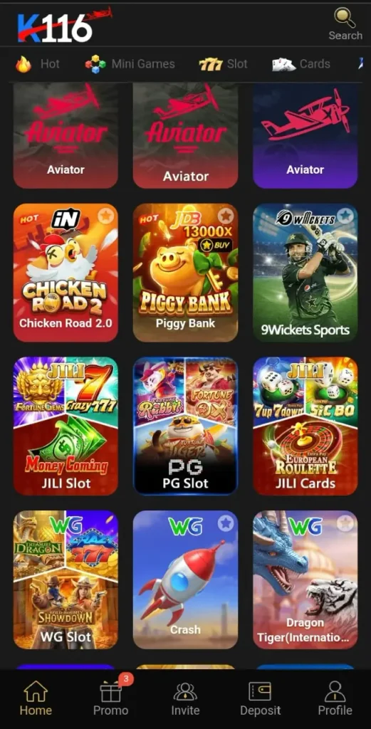 K116 Game